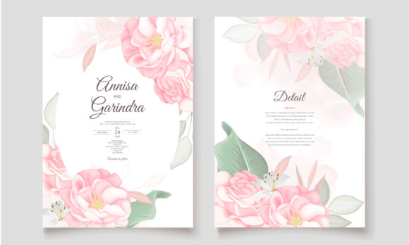 Download Romantic Wedding Invitation Card Flower - Invitation Collection