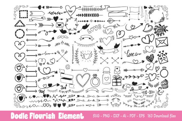 Download Doodle Svg, Flourish Svg, Element Svg - Flourish Collection