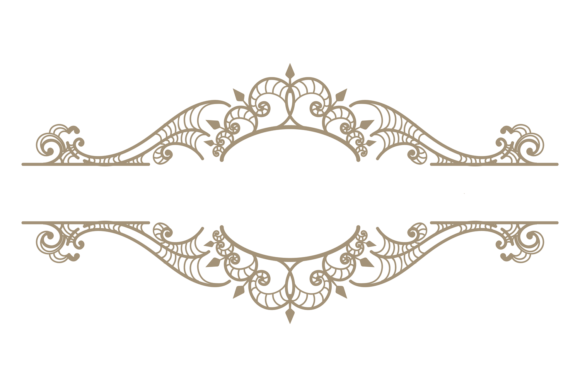 Download Decorative Flourish Emblem Border. Metal - Premium Bundle