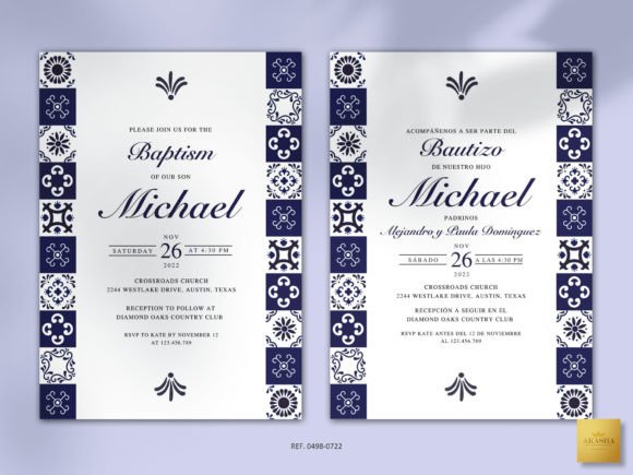 Download Mexican Baptism Invitation Template - Invitation template Collection